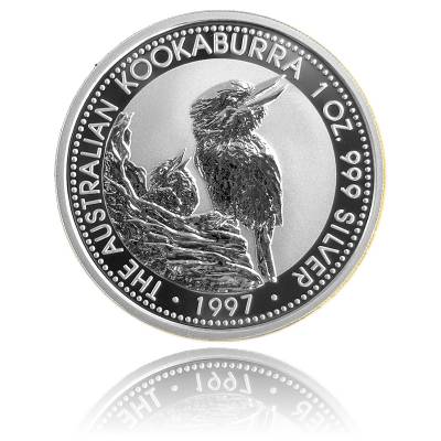 Austral. Kookaburra 1 Unze Silber (1997)