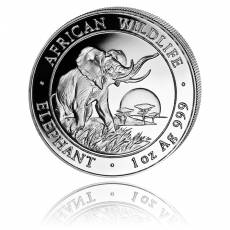 Somalia Elefant 1 Unze Silber (2009)