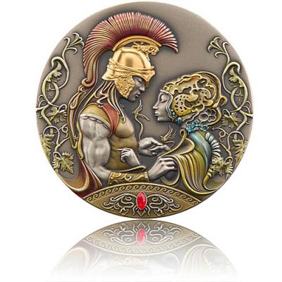 Silbermünze 2 oz MEDEA AND JASON’S LOVE Myths of Love 2022