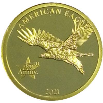 Goldmünze 1/2 gramm American Eagle 2021