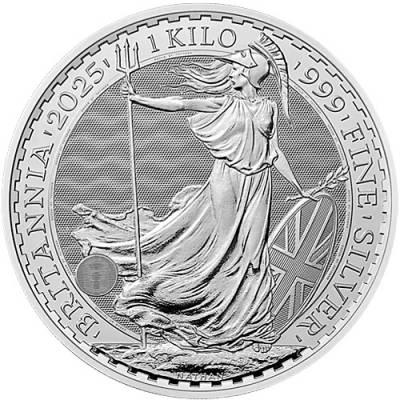 Silbermünze 1 kg Britannia 2025