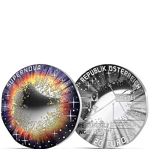 Silbermünze 20 Euro Faszination Universum Supernova 2024