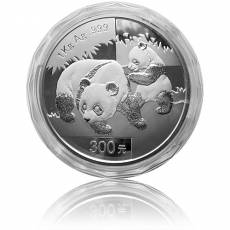 Silbermünze 1 kg China Panda Polierte Platte 2008