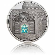 Silbermünze 5 oz Tiffany Art Isfahan Palau Black Proof 2020