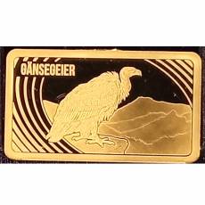 16 x kleine Gold - Anlagebarren Rückkehr der Wildtiere 9999 Feingold PP