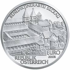 Silbermünze 10 Euro Osterreich Abtei Seckau PP 2008