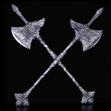 2.5 oz Silver The Halberd of the St.Gabriell Die Hellebarde des Heiligen Gabriel Ultra High Relief 2024