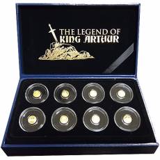 Gold 8 Coin Set The Legend of King Arthur Proof 2022