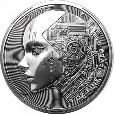 Silbermünze 1 oz AI Coin 2025