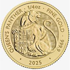 1/4 Unze Goldmünze Tudors Beasts Queen´s Panther 2025