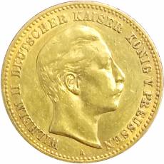 Goldmünze 10 Reichsmark Friedrich III Preußen 1893