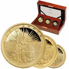 3 Coin-Set Britannia PP Gold 2025