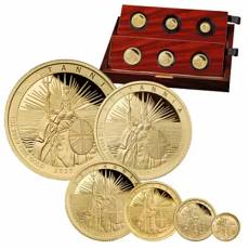 6 Coin-Set Britannia PP Gold 2025